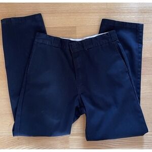 Dickies 874 Original Fit Classic Work School Uniform Straight Pant 34x33 BLACK